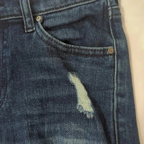 True Religion Jennie Mid Rise Curvy Skinny Jean, Color Dark Indigo Size 24 - Picture 9 of 15